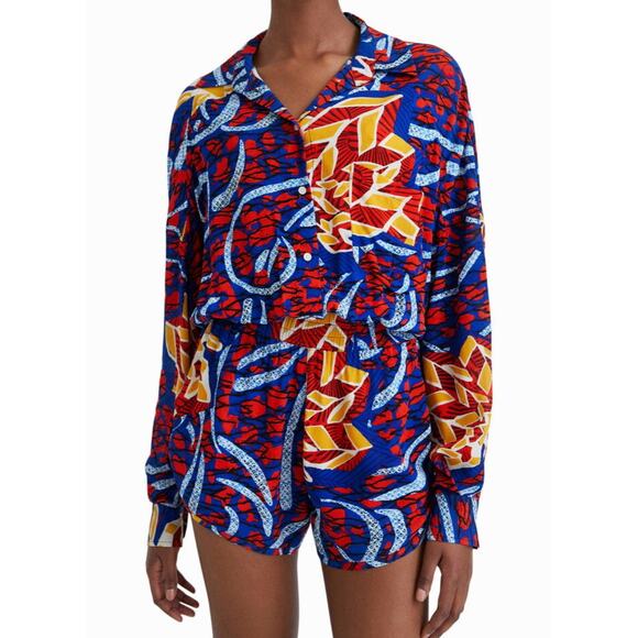 NWT Desigual. x Stella Jean Playsuit Size Small - Picture 1 of 9